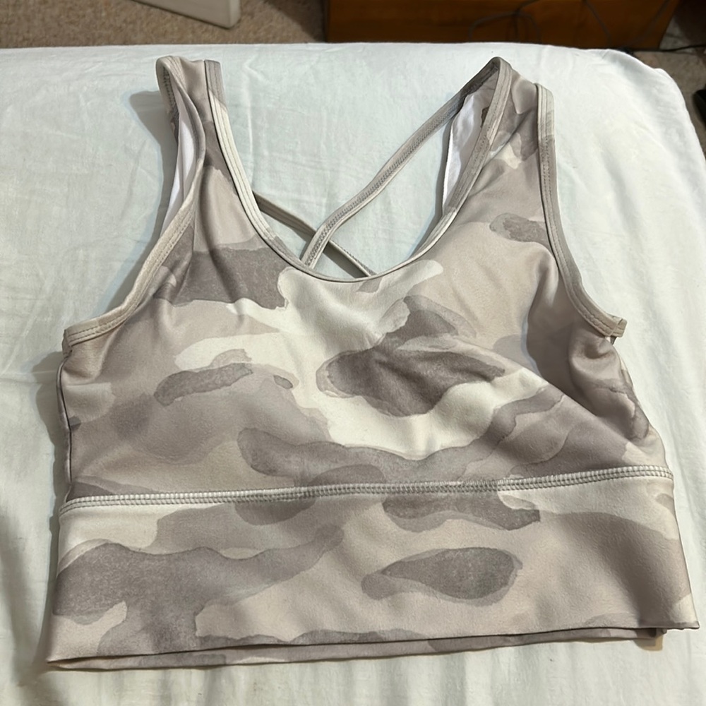 Long line sports bra